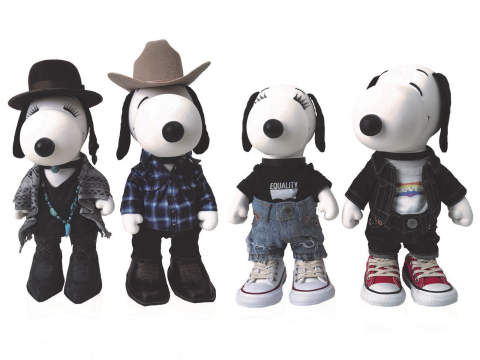 Stetson and Levi’s® dolls will debut at the opening of the “Snoopy & Belle In Fashion” exhibit at the Cherry Creek Mall on March 17. (Photo: Business Wire)