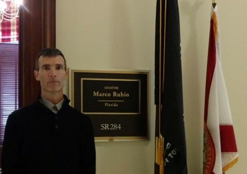 America's child protector and SubscriberWise founder David E. Howe at the Office of United States Senator Marco Rubio, Washington, D.C. (Photo: Business Wire)