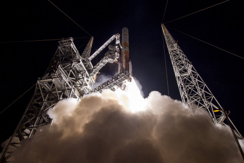 Cape Canaveral Air Force Station, Fla. (March 18, 2017) - A United Launch Alliance (ULA) Delta IV rocket carrying WGS-9 mission lifts off from Space Launch Complex-37 at 8:18.m. ET. Photo by United Launch Alliance (Photo: Business Wire)