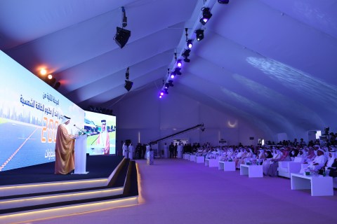 Dignitaries, ministers and officials from the United Arab Emirates and Saudi Arabia at the inauguration (Photo: ME NewsWire)