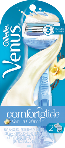 Gillette Venus ComfortGlide Vanilla Crème (Photo: Business Wire)