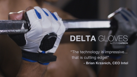 The Delta Gloves help users achieve their fitness goals. (Photo: Business Wire)