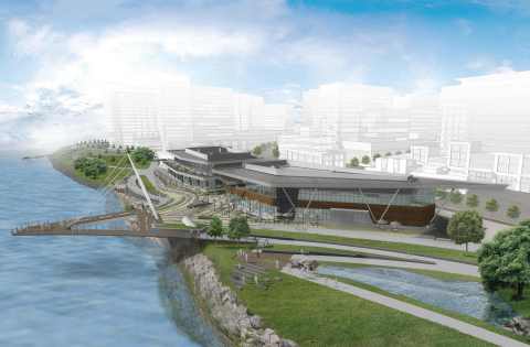 Rendering of The Waterfront Vancouver’s Grant Street Pier in Vancouver, Washington. (Graphic: Business Wire)