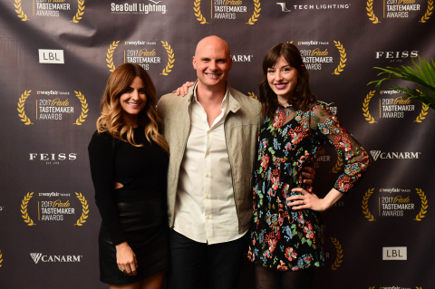 Judges of the 2017 Wayfair Trade Tastemaker Awards (L-R) Alison Victoria, Chip Wade, Sabrina Smelko  ... 