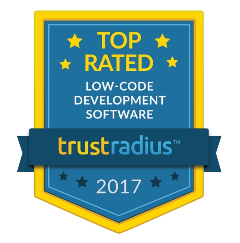 OutSystems Named a 2017 Top Rated Low-Code Platform on TrustRadius (Photo: Business Wire)