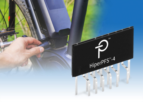 Power Integrations 的 HiperPFS-4 功率因數修正 (PFC) IC 可讓 98% 的高效 PFC 設計功率高達 550 W (照片：美國商業資訊)