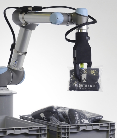 RightHand Robotics announces RightPick, a combined hardware and software solution that handles the key task of picking individual items, or “piece-picking.” (Photo: Business Wire)