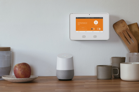 Vivint customers can simply say “Ok Google” to control smart locks, lights, cameras, garage doors, thermostats and their security system. (Photo: Business Wire)