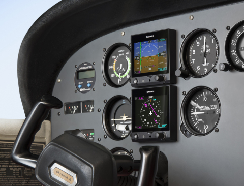 Dual G5 electronic flight instruments installed in a Cessna 172. (Photo: Business Wire)