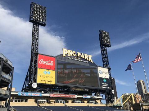 The Pittsburgh Pirates install Eaton's advanced LED lighting and controls system at PNC Park, including the Ephesus Stadium Pro fixtures and a wired DMX control system. (Photo: Business Wire)