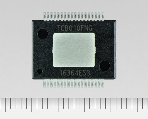 Toshiba: a system regulator IC "TCB010FNG" that integrates series regulators and detection functions for car audio. (Photo: Business Wire)
