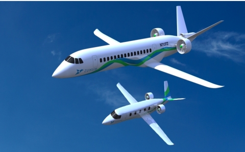 Zunum Aero, backed by Boeing and JetBlue Technology Ventures, is developing hybrid-electric aircraft for fast and affordable travel up to 1,000 miles (Photo: Business Wire)