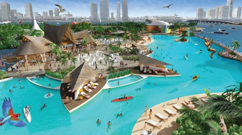 Rendering of the renovation and enhancement of Jungle Island in Miami. (Photo: Business Wire)