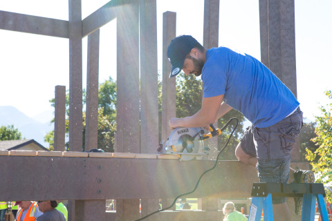 Vivint Smart Home helps build a playground that incorporates inclusive play opportunities for children of all abilities. (Photo: Business Wire)