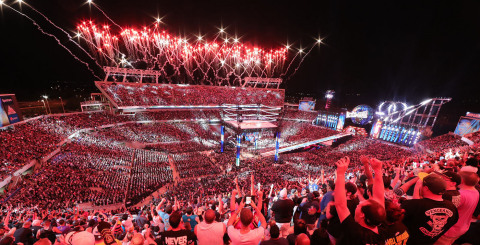 WrestleMania® Breaks More Records (Photo: Business Wire)