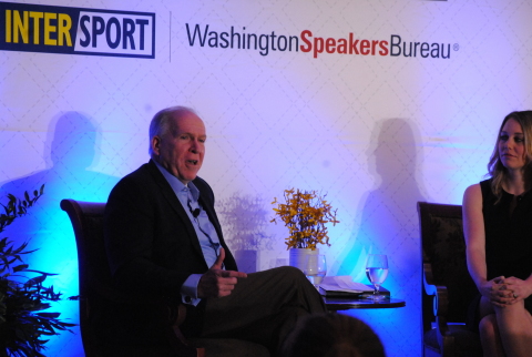 Former CIA Director John Brennan speaks at the inaugural Executive Marketers Leadership Summit presented by Intersport and Washington Speakers Bureau (Photo: Business Wire)