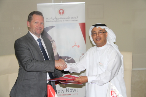 Prof. Al Alkim and Mr. Bryan Saxby (Photo: ME NewsWire)