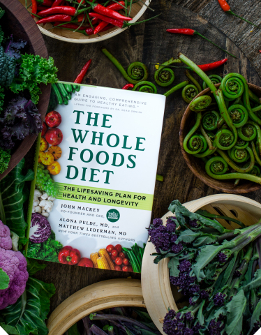 "The Whole Foods Diet" by John Mackey, Alona Pulde, MD, and Matthew Lederman, MD (Photo: Chad and Derek Sarno of Wicked Healthy)