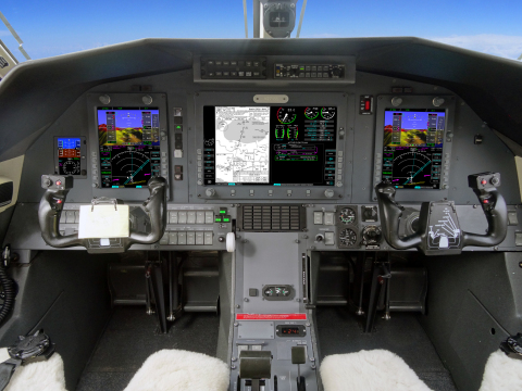 IS&S NextGen Flight Deck for Pilatus PC-12 (Photo: Business Wire)