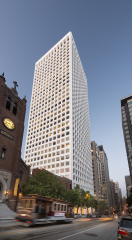 650 California Street, owned and managed by Columbia Property Trust, is enjoying significant leasing momentum, with 200,000 square feet of leases signed in the past year. (Photo: Business Wire)