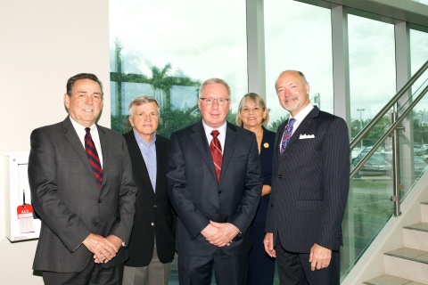 (Pictured left to right) John Benz, Roy Krause, Bill Grubbs, Pamela Stephany, J. David Armstrong, Jr. (Photo: Business Wire)