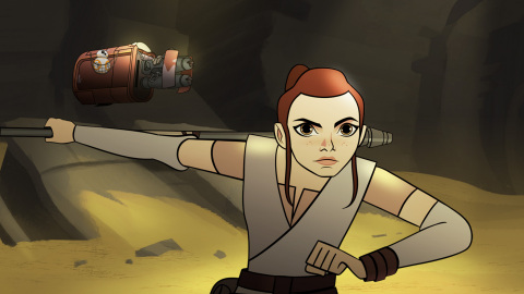 Star Wars Forces of Destiny animation still (Photo: Business Wire)