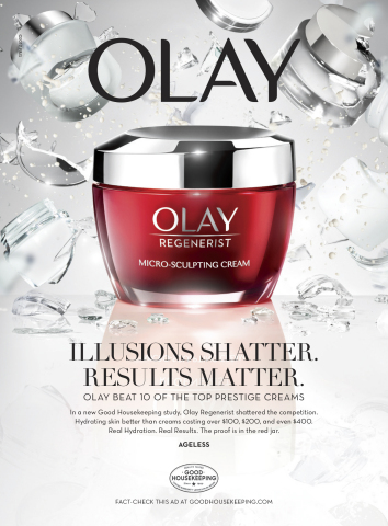 Olay beat 10 of the top prestige creams (Photo: Business Wire)