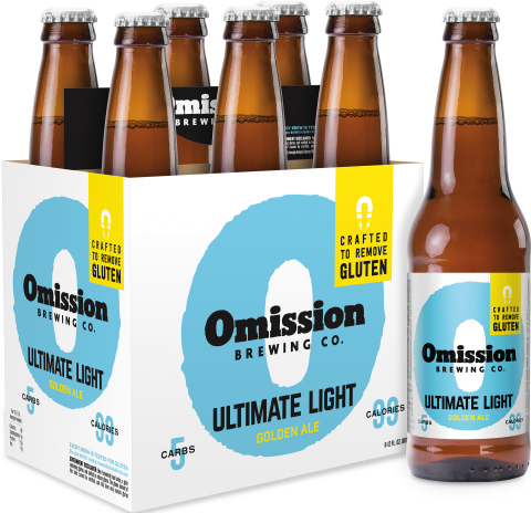 Omission Brewing Co. Launches Ultimate Light Golden Ale: a 5 Carb, 99-Calorie Craft Beer (Photo: Business Wire)