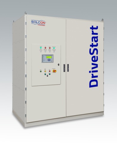 Solcon Industries' DriveStart, the first of its kind, IGBT based Medium Voltage Soft Starter with ratings of 6.6KV up to 750A (Photo: Business Wire)