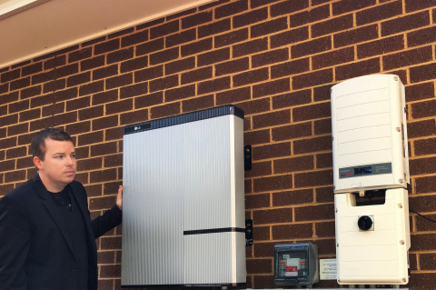 LG Chem has launched its residential battery system in the North American market with a high-voltage 400V version. This is its first from a lineup that will be available soon throughout the U.S. and Canada. (Photo: Business Wire)
