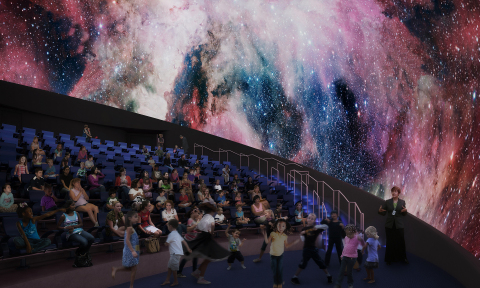 Interior of the Planetarium at The Phillip and Patricia Frost Museum of Science. (Photo: Business Wire)