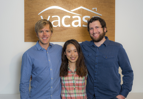 Vacasa product team (from left to right): Travis Green - Product Lead; Chen Chen - Data Scientist; Nick Mote - Machine Learning Expert (Photo: Business Wire)