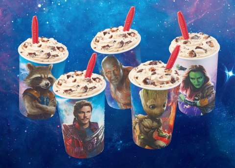 The limited-time Guardians Awesome Mix Blizzard Treat is available now at participating DQ and DQ Grill & Chill locations. (Photo: Business Wire)