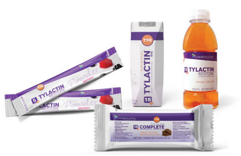 The Tylactin™ family of products includes bars, drinks, powder and more for the dietary management of Tyrosinemia (TYR). (Photo: Business Wire)