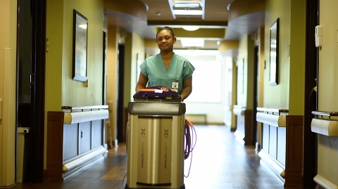 Forrest General Hospital is the first hospital in south Mississippi to deploy Xenex LightStrike Germ-Zapping Robots to destroy the germs and bacteria that can pose a risk to patient and employee safety. (Photo: Business Wire)