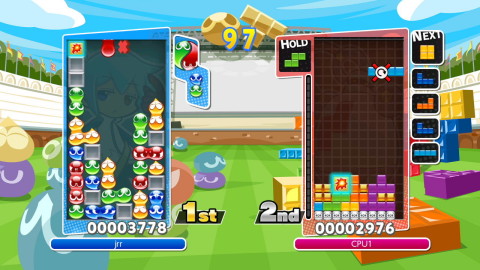 Two puzzle game juggernauts collide as Tetris, one of the best-selling and most-recognized brands in gaming history, and Puyo Puyo from SEGA have combined to create a fun-to-play, fast-paced, competitive party game like no other. (Photo: Business Wire)