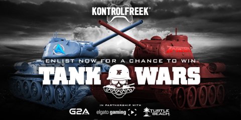 KontrolFreek's Tank Wars featuring Ali-A and TmarTn is an interactive real-world contest that will see the two YouTubers battle it out in a series of WWII-themed activities ranging from driving a tank and crushing cars to shooting machine guns. (Photo: Business Wire)