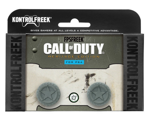 KontrolFreek's FPS Freek Call of Duty: Heritage Performance Thumbstick set for PlayStation 4 (packaging) (Photo: Business Wire)