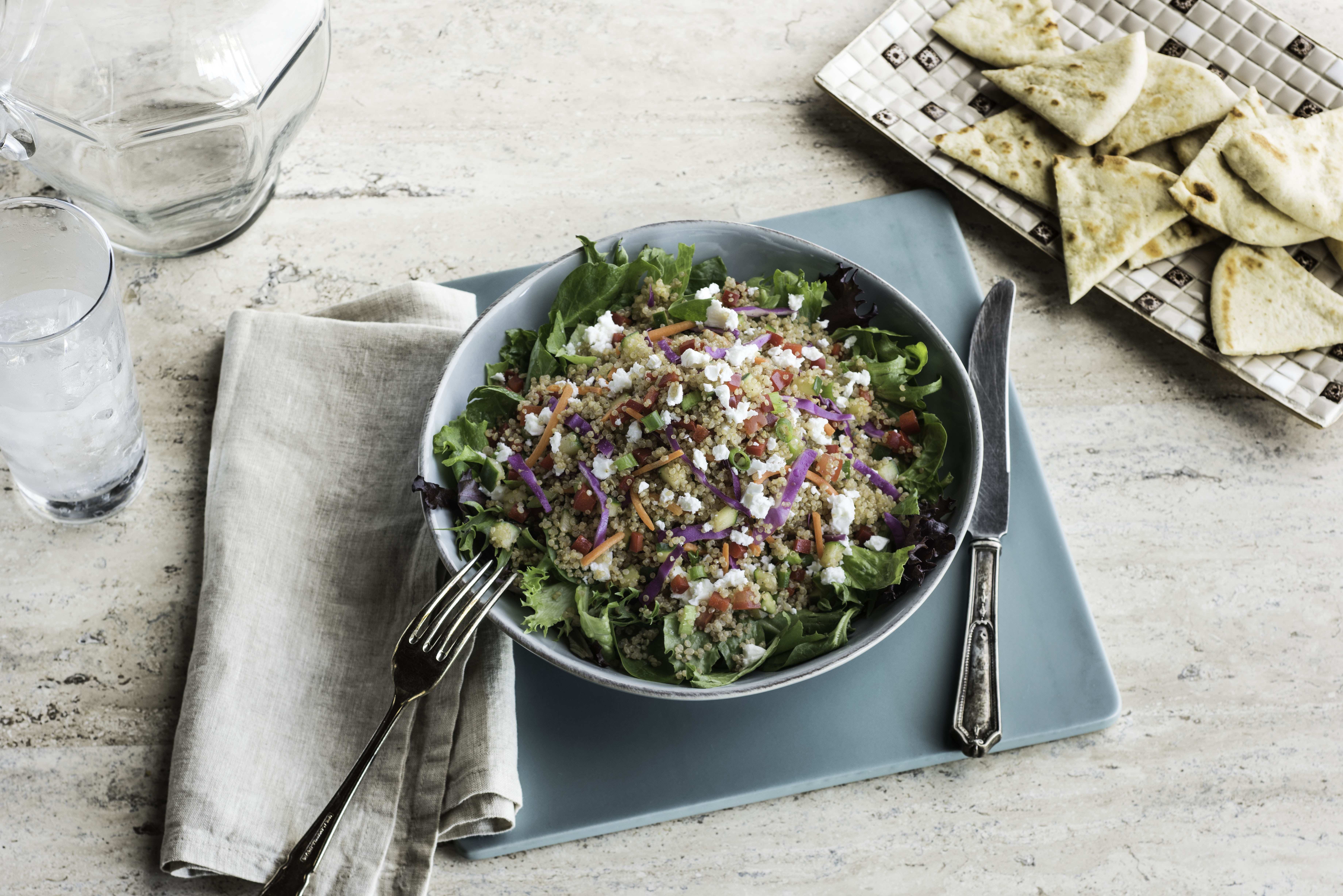 Zo S Kitchen Kicks Off National Mediterranean Diet Month With Launch Of   Zoes F17 19 QuinoaSalad 2064 