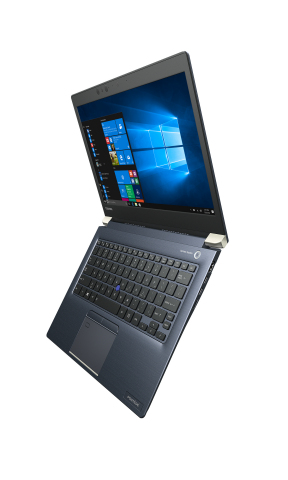 Toshiba's Portégé X30 is the company's new ultra-portable notebook powered by 7th Generation Intel Core Processors and running Windows 10 Pro. (Photo: Business Wire)
