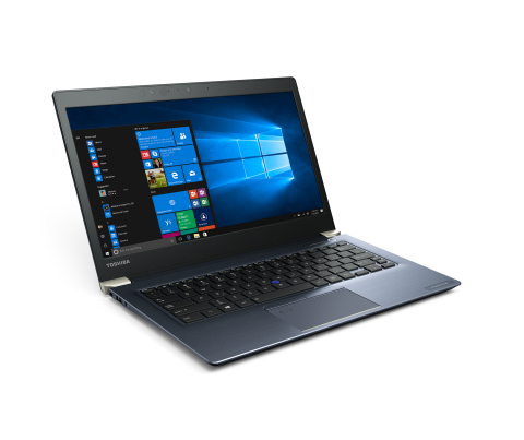 The Portégé X30 offers a collection of premium biometric, system-level and physical measures to make Toshiba's new ultra-portable notebook a tough puzzle to solve. (Photo: Business Wire)