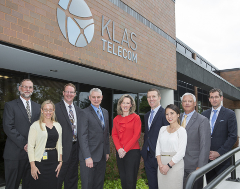 Congresswoman Barbara Comstock visited the Klas Telecom Government office in Herndon, Virginia on Monday. (Photo: Business Wire)