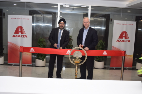 Sobers Sethi (Left), Axalta Vice President and President, Emerging Markets and Robert Bryant, Execut ... 