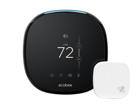 With built in Amazon Alexa Voice Service and far-field voice recognition, ecobee4 combines smart thermostat functionality and voice assistance to help consumers manage their home’s comfort, energy and busy lives. (Photo: Business Wire)