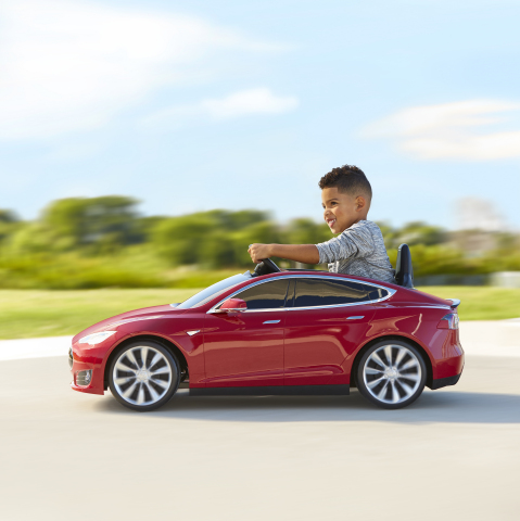 Radio Flyer and C.H. Robinson worked together to bring the Tesla Model S for Kids to families in Europe. (Photo: Business Wire)