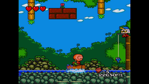 Bonk is back in this TurboGrafx-16 sequel! (Photo: Business Wire)
