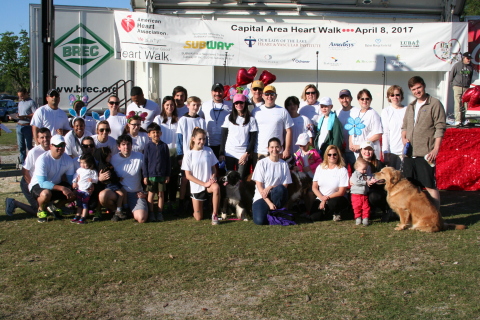 eQHealth Solutions raised nearly $19,000 and ranked as a top corporate fundraiser and sponsor in the American Heart Association (AHA) 2017 Capital Area Heart Walk. (Photo: Business Wire)