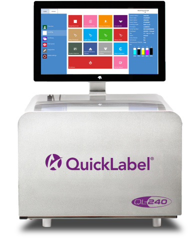 Featuring resolution up to 1600 dpi and print speeds up to 12”/second, AstroNova’s QL-240 color label printer is ideal for brand owners, print shops or manufacturers. The printer allows users to reduce inventory and quickly produce vibrant high-resolution labels on a just-in-time basis. (Photo: Business Wire)