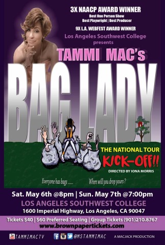 AHF Sponsors Los Angeles Kickoff for National Tour of Tammi Mac's Award-Winning One-Woman Play “Bag Lady” (Graphic: Business Wire)