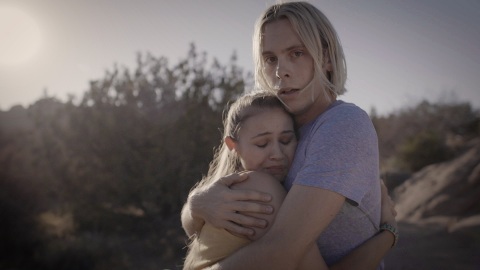 The suspense film "Voyeur," starring R5's Riker Lynch and Ayla Kell, is raising finishing funds with a Kickstarter campaign. The Coachella-themed thriller was filmed last summer in California and is nearing completion, but needs funding for completion of final audio, color, and VFX. (Photo: Business Wire)